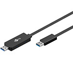 Cable USB 3.0 activo tipo AA (macho/macho) - 2 m