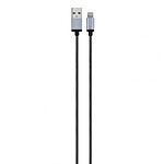 xqisit Charge and Sync USB/Lightning Cable Gris