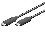 Câble USB 3.1 Type-C (Mâle/Mâle) - 1 m