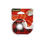 Scotch Crystal 600 sur dévidoir 19 mm x 7.5 m Transparent