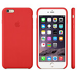 Apple Coque en cuir Rouge Apple iPhone 6 Plus