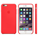 Apple Coque en silicone Rouge Apple iPhone 6 Plus