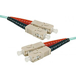 Câble fibre optique multimode OM4 50/125 SC-UPC/SC-UPC (1 mètre)