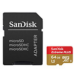 SanDisk Extreme Plus microSDXC 64 Go + Adaptateur SD