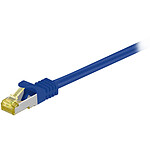Cable RJ45 categoría 7 S/FTP 0,25 m (azul)