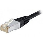 Cordon RJ45 catégorie 6a F/UTP 1 m (Noir)