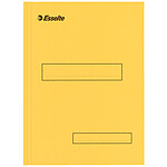 Esselte lot de 100 chemises 2 rabats jaune