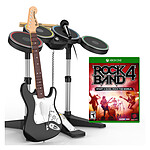 RockBand 4 + Guitare + Batterie + Micro (Xbox One)