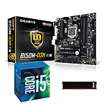 Kit Upgrade PC Core i5 Gigabyte GA-B150M-DS3H 4 Go