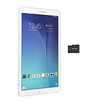 Samsung Galaxy Tab E 9.6" SM-T560 8 Go Blanc + SDHC 16 Go