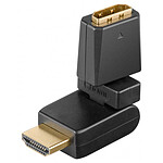 Adaptateur articulé à 360° HDMI mâle / HDMI femelle avec connecteurs plaqués or