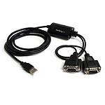 StarTech.com Câble adaptateur FTDI USB vers 2x RS232