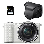 Sony Alpha 5000 Blanc avec objectif 16-50 mm Pack Blanc