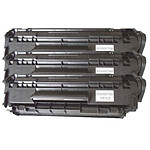 Multipack toners compatibles HP Q2612A / Canon EP-703 (negro)
