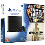 Sony PlayStation 4 (1 To) + Grand Theft Auto V (GTA 5) + Uncharted : The Nathan Drake Collection - Reconditionné