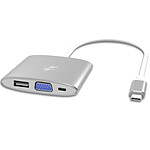 Mobility Lab Adaptador USB-C / VGA + USB-C + USB