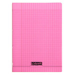 Calligraphe 8000 Polypro Cahier 96 pages 21 x 29.7 cm seyes grands carreaux Rose
