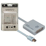 Conversor activo mini DisplayPort Macho a DVI-I (compatible 4K)