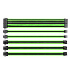 Thermaltake TtMod Sleeve Cable (Extension Câble Tressé) - Vert et Noir