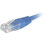 Cable RJ45 categoría 6 U/UTP 0,5 m (azul)