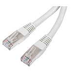 Cable RJ45 de categoría 6 S/FTP 0,3 m (beis)