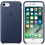 Apple Coque en cuir Bleu nuit Apple iPhone 7 
