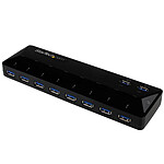 StarTech.com Hub USB 3.0 à 10 ports avec ports de charge et synchronisation
