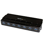 StarTech.com Hub SuperSpeed USB 3.0 avec 7 ports avec adaptateur d'alimentation