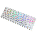 Ducky Channel One TKL RGB (coloris blanc - MX RGB Blue - touches ABS)
