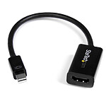 StarTech.com Adaptateur mini DisplayPort 1.2 vers HDMI 4K 30 Hz - M/F - 0.15 m - Noir