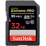 SanDisk Carte mémoire SDHC Extreme PRO UHS-1 U3 V30 32 Go