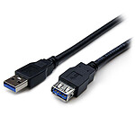 StarTech.com Câble d'extension USB-A 3.0 vers USB-A - M/F - 1 m - Noir
