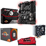 Kit Upgrade PC AMD Ryzen 7 1700X MSI B350 TOMAHAWK 16 Go