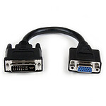 StarTech.com Adaptateur DVI vers VGA M/F de 20 cm - Noir