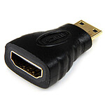 StarTech.com Adaptateur mini HDMI vers HDMI 1.4 4K 30Hz - F/M - Connecteurs plaqués or - Noir