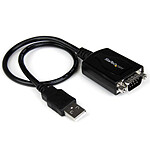 StarTech.com Câble adaptateur USB vers série DB9 RS232 - Mémorisation de port COM - M/M - 0.3 m