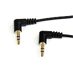 StarTech.com Câble audio stéréo Slim 3,5 mm avec 2 angles droits - M/M - 90 cm