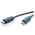 Clicktronic Câble USB-C To USB-C 3.1 (Mâle/Mâle) - 1 m
