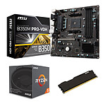 Kit Upgrade PC AMD Ryzen 5 1400 MSI B350M PRO-VDH 4 Go