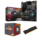 Kit Upgrade PC AMD Ryzen 5 1600 MSI X370 GAMING PRO CARBON 8 Go