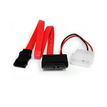 StarTech.com Câble adaptateur Slimline SATA vers SATA avec alimentation LP4 - 30 cm