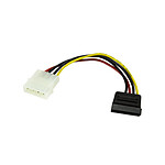 StarTech.com Câble adaptateur d'alimentation Molex (LP4) vers SATA - M/F - 15 cm
