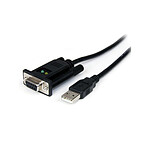 StarTech.com Câble Adaptateur USB 2.0 vers DB9 (Série RS232) - 1 m