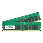 Crucial DDR4 ECC Registered 32 Go (2 x 16 Go) 2666 MHz CL19 Dual Rank X8