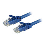 StarTech.com Câble réseau RJ45 Cat6 Gigabit UTP sans crochet - M/M - 50 cm - Bleu