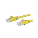 StarTech.com Câble réseau RJ45 Cat6 UTP sans crochet - M/M - 50 cm - Jaune