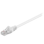 Cable RJ45 categoría 5e U/UTP 0,5 m (blanco)