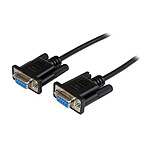 StarTech.com Câble null modem série DB9 RS232 - F/F - 2 m - Noir