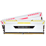 Corsair Vengeance RGB Series 16GB (2x 8GB) DDR4 3000 MHz CL16 - blanco