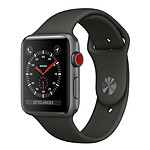 Apple Watch Series 3 GPS + Cellular Aluminium Gris Sport Gris 38 mm - Reconditionné